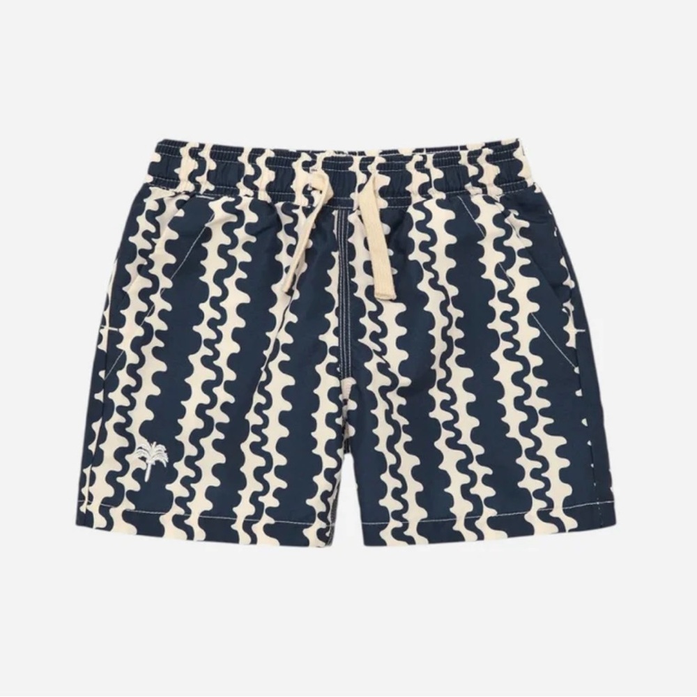 OAS Kids Blue Scribble Swim Shorts Size 6